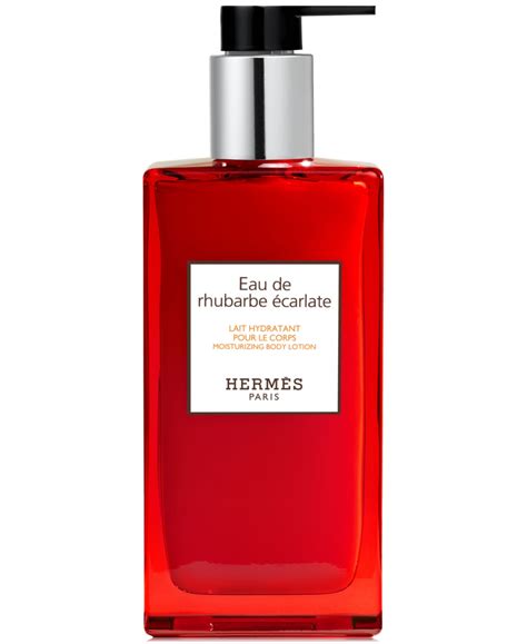 eau de rhubarbe ecarlate hermes moisturizing balm|hermes rhubarb perfume.